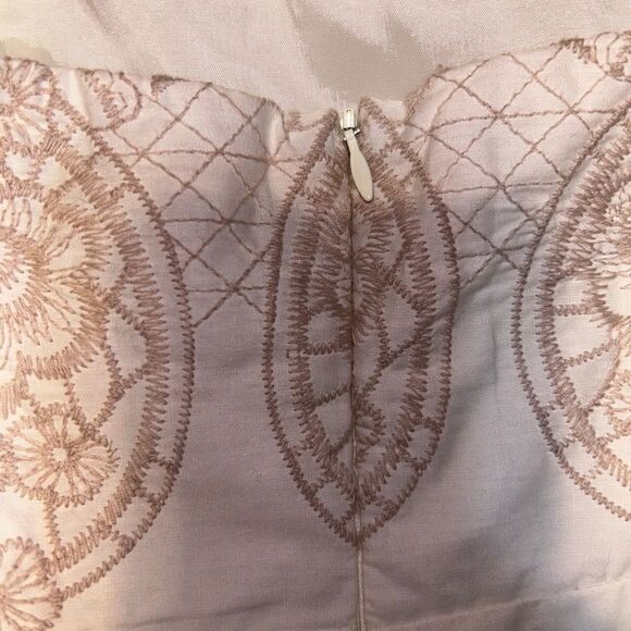 Vintage B Moss layered strapless dress size 2 - Picture 4 of 9